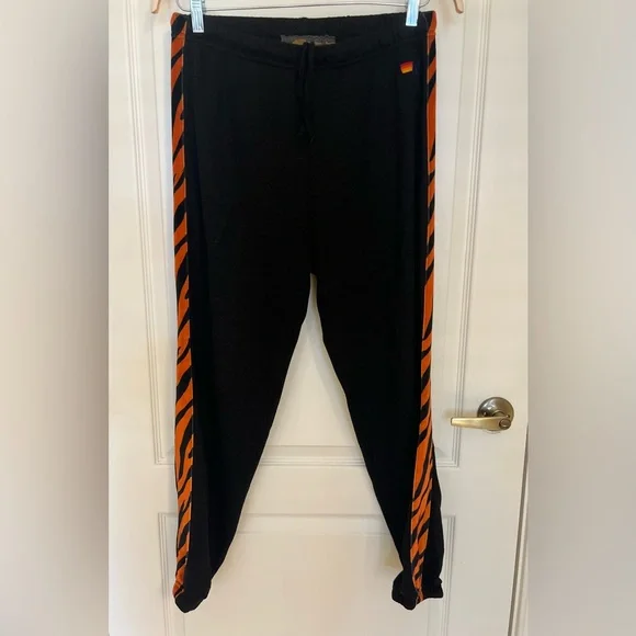 Aviator Nation Tiger Stripe Sweatpants Sz XL - Picture 2 of 7